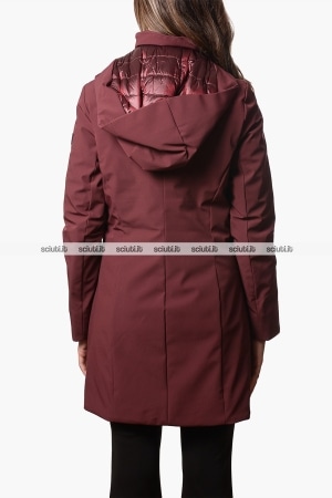 Trench Peuterey donna bordeaux Telia Ta 02 slim