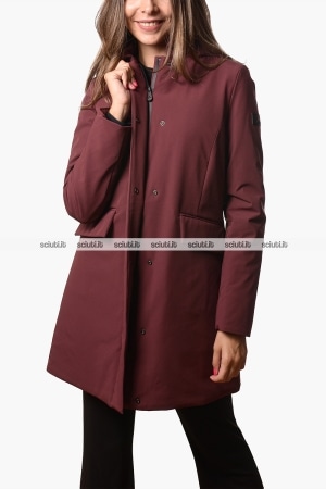 Trench Peuterey donna bordeaux Telia Ta 02 slim