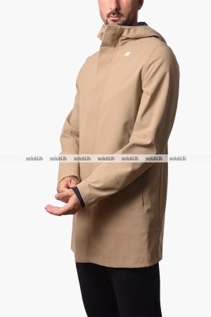 Giubbotto Kway uomo beige khaki Marlyn Bonded
