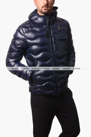 Giubbotto Blauer uomo blu scuro imbottito in ovatta Bryant