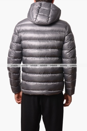 Giubbotto Blauer uomo grigio imbottitura in ovatta Adams