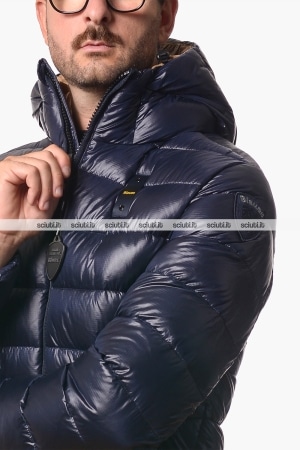 Giubbotto Blauer uomo blu scuro imbottitura in ovatta Adams