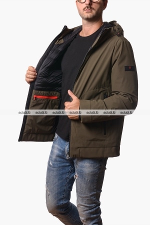 Giubbotto Peuterey uomo verde militare Loge SRTR GRS 02