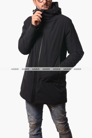 Cappotto Peuterey uomo nero Metide SRTR GRS 02