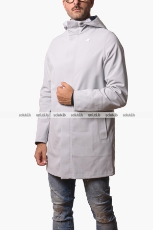 Giubbotto Kway uomo grigio chiaro Marlyn Bonded