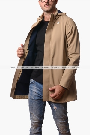 Giubbotto Kway uomo beige khaki Duke Bonded