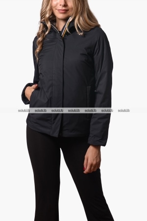 Giubbotto Kway donna nero Lil twill soft beaver