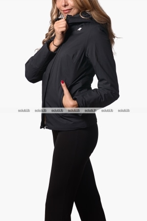 Giubbotto Kway donna nero Lil twill soft beaver