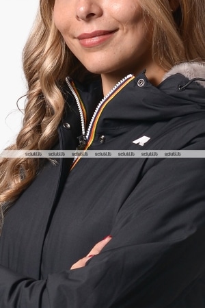 Giubbotto Kway donna nero Lil twill soft beaver