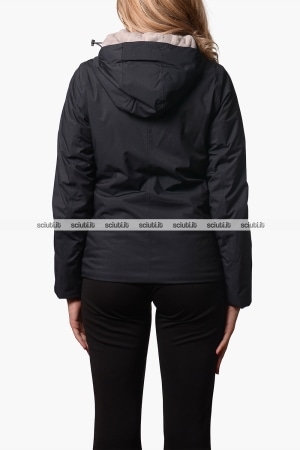 Giubbotto Kway donna nero Lil twill soft beaver