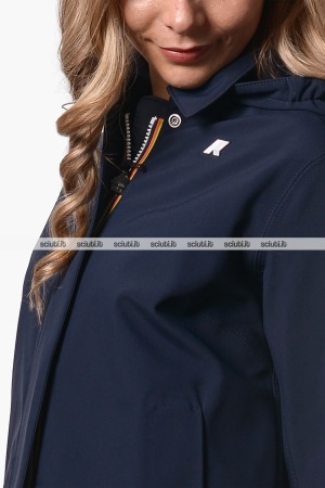 Giubbotto Kway donna blu scuro Bleizou bonded