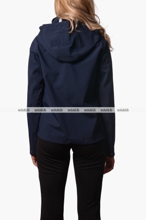 Giubbotto Kway donna blu scuro Bleizou bonded