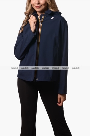 Giubbotto Kway donna blu scuro Bleizou bonded