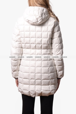 Giubbotto Kway donna nero bianco reversibile Denise st thermo double