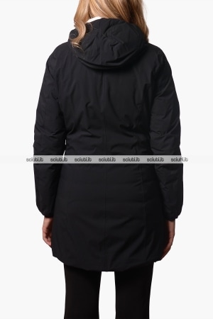 Giubbotto Kway donna nero bianco reversibile Denise st thermo double