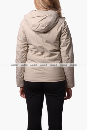 Giubbotto Kway donna beige Lil twill soft beaver