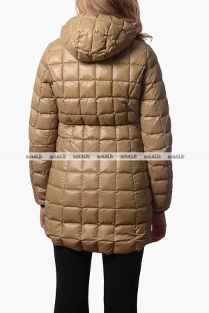 Giubbotto Kway donna blu scuro beige reversibile Denise st thermo double