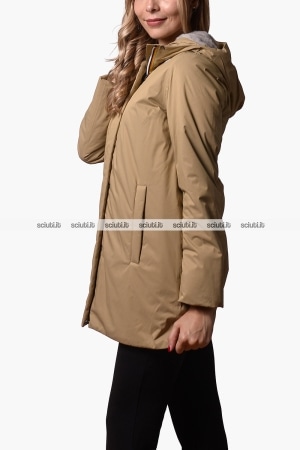 Giubbotto Kway donna beige khaki Sophie Twill Soft Beaver