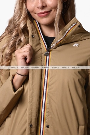Giubbotto Kway donna beige khaki Sophie Twill Soft Beaver