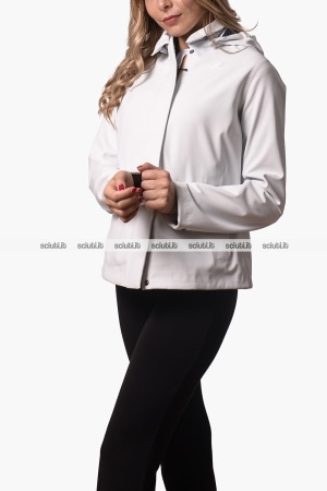Giubbotto Kway donna bianco Bleizou bonded