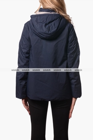 Giubbotto Kway donna blu scuro Marlette twill soft beaver