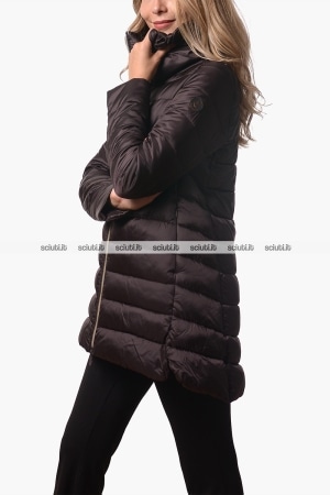 Cappotto Save the duck donna marrone collo alto Lydia